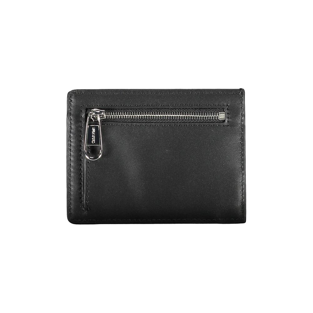 Calvin Klein svart polyeten herrplånbok