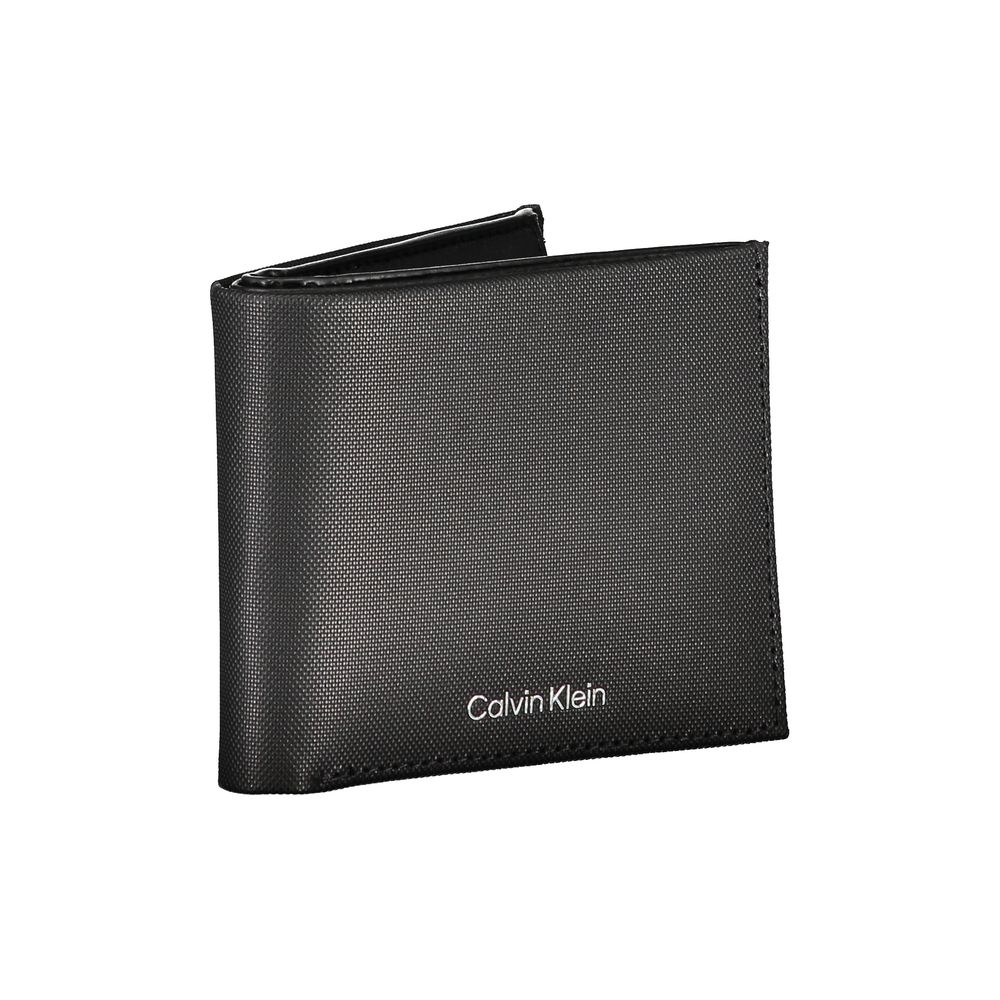 Calvin Klein Elegant Svart Läderplånbok med RFID-block