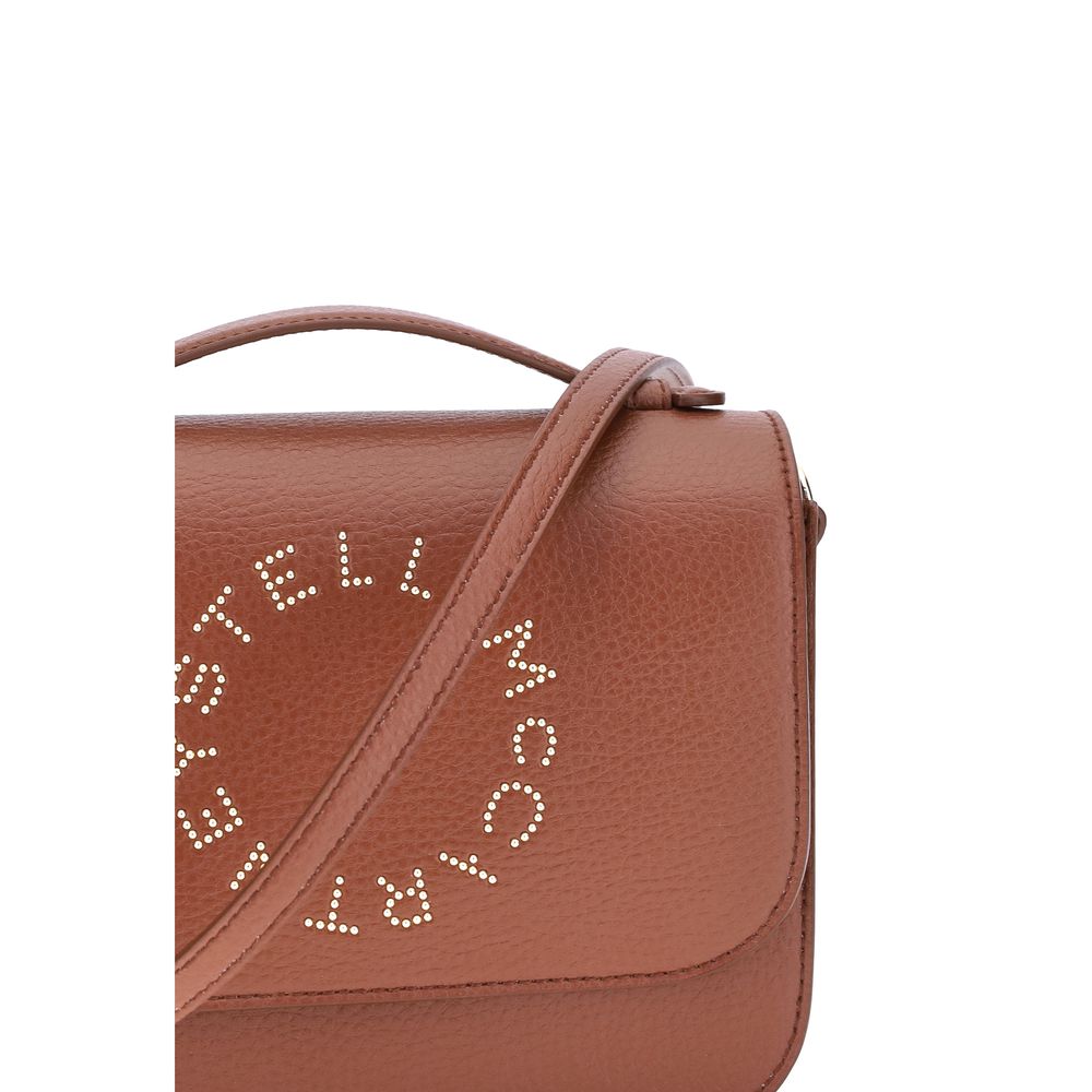 Stella McCartney Logo Flap Bag Eco Embossed Grayy Alter