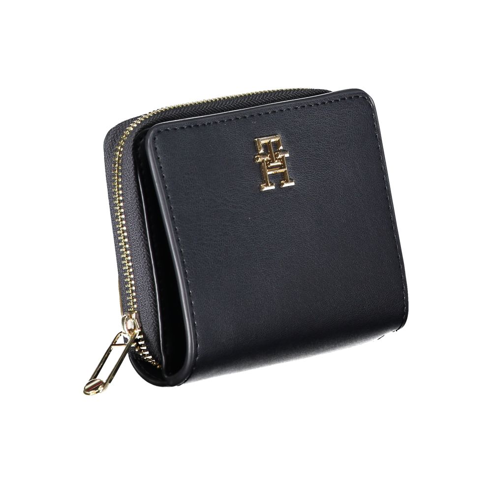 Tommy Hilfiger Sleek Blå Polyeten Plånbok