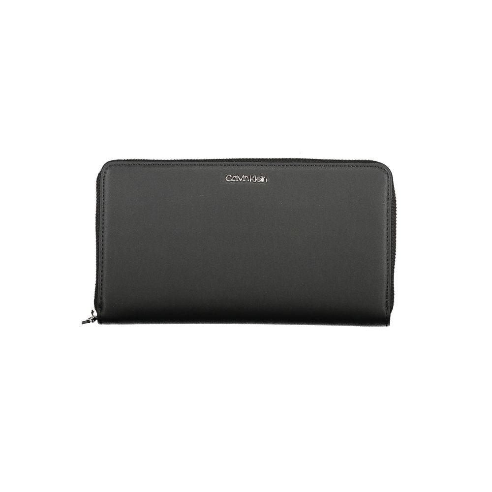 Calvin Klein svart polyesterplånbok