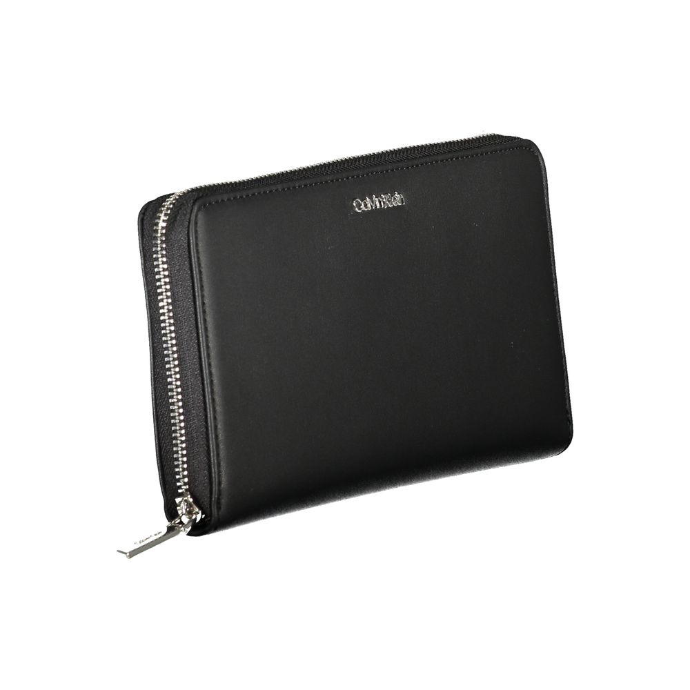 Calvin Klein svart polyesterplånbok