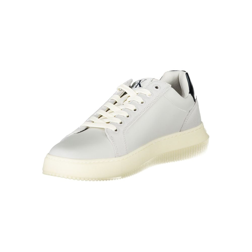 Calvin Klein bruna lädersneakers för män