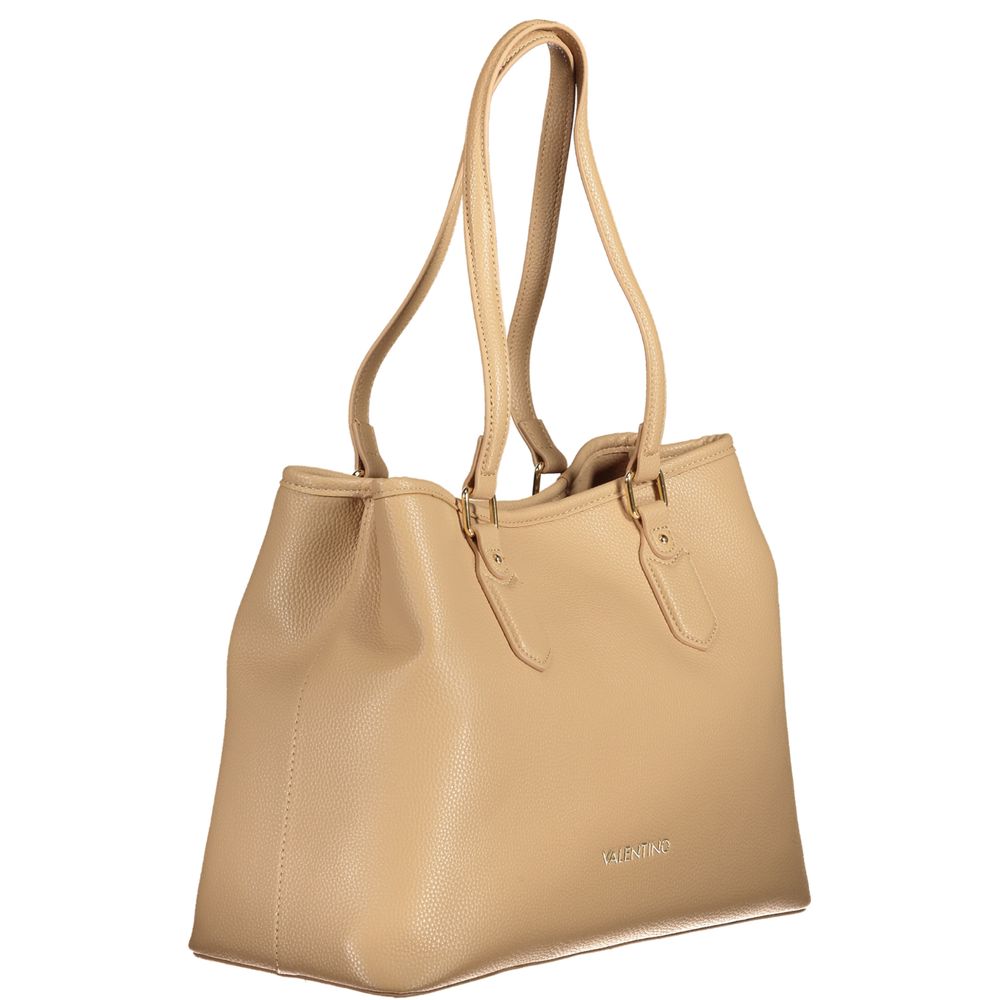 Mario Valentino Beige Polyeten Damhandväska