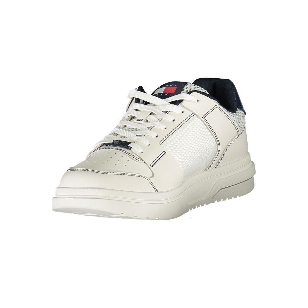 Tommy Hilfiger Blå Läder Herr Sneaker