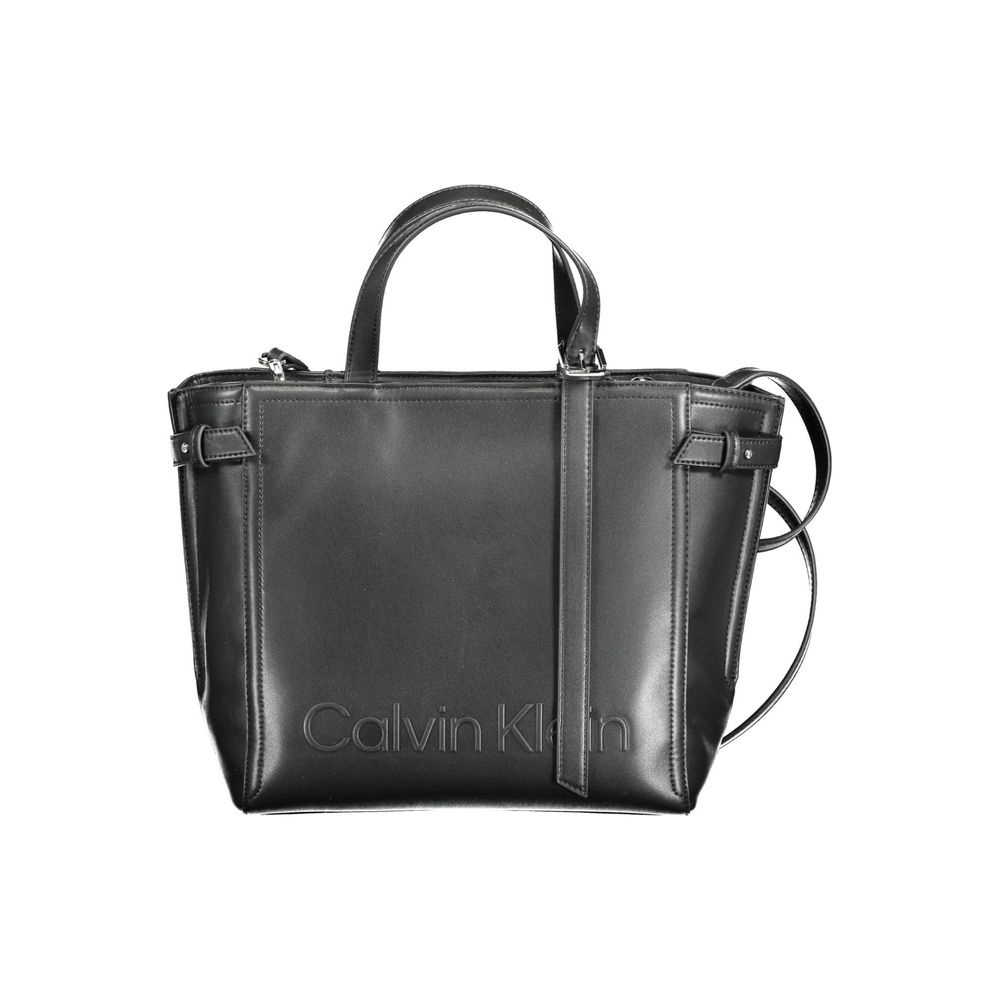 Calvin Klein svart polyesterväska för kvinnor