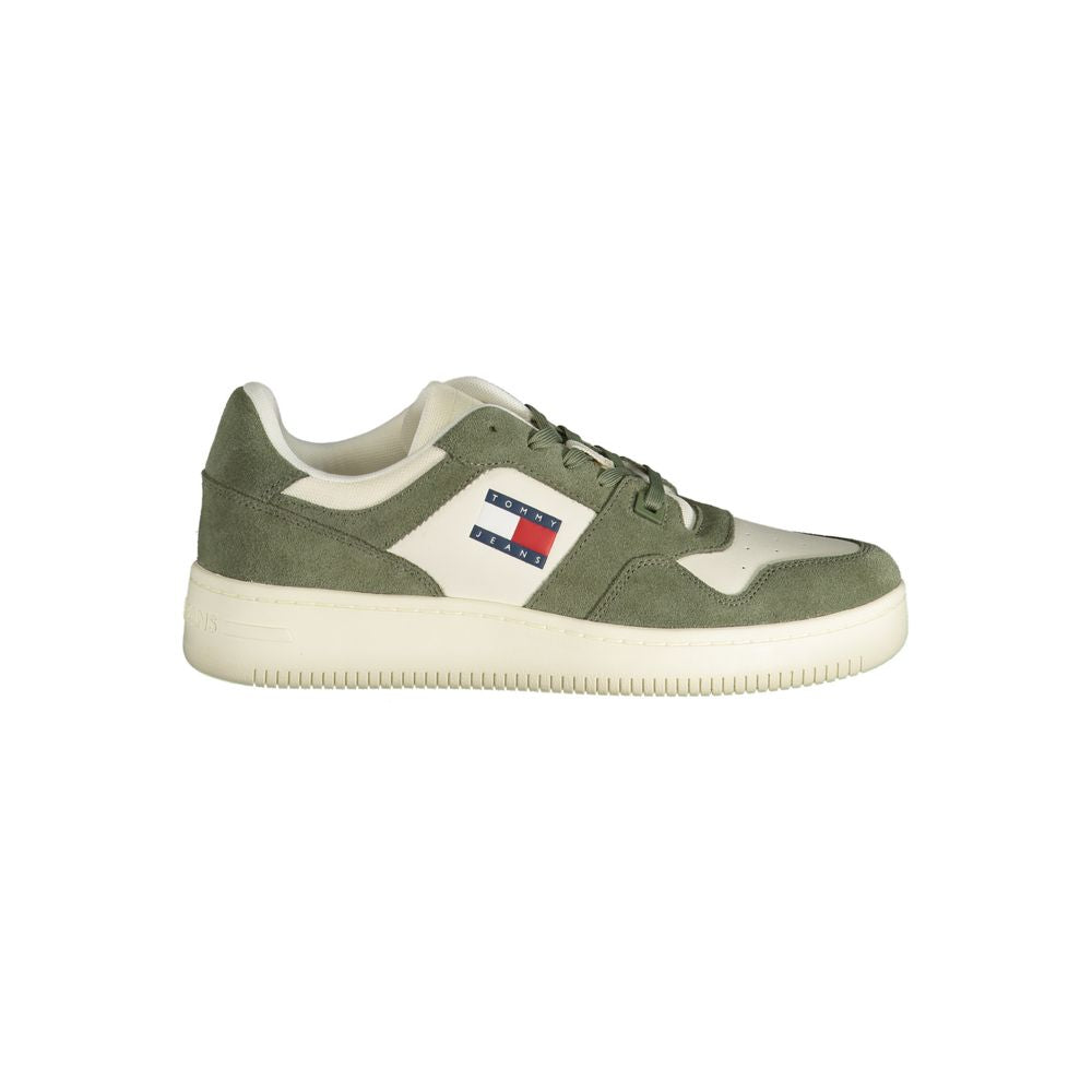 Tommy Hilfiger Grön Polyester Sneaker