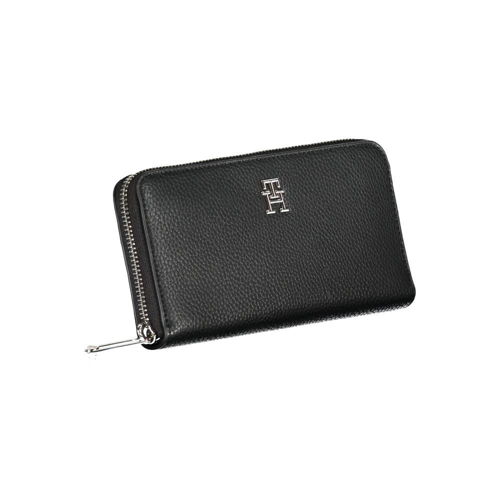 Tommy Hilfiger Sleek svart multifunktionell plånbok