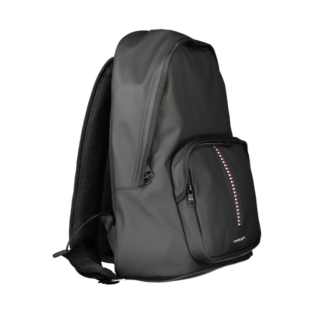 Tommy Hilfiger svart polyeten herrryggsäck