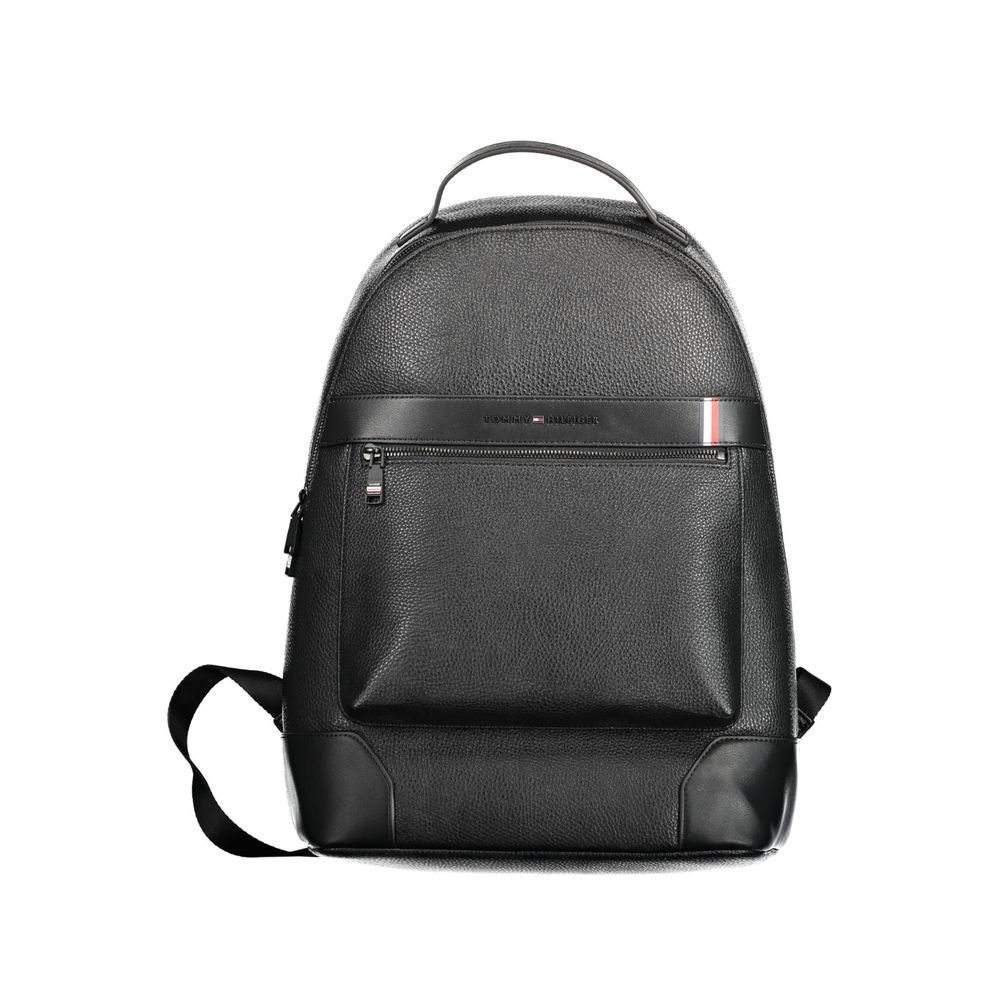 Tommy Hilfiger svart polyeten herrryggsäck