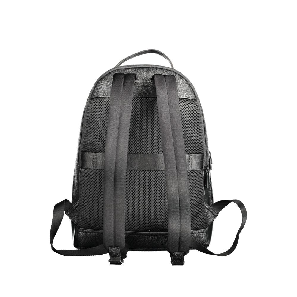 Tommy Hilfiger svart polyeten herrryggsäck