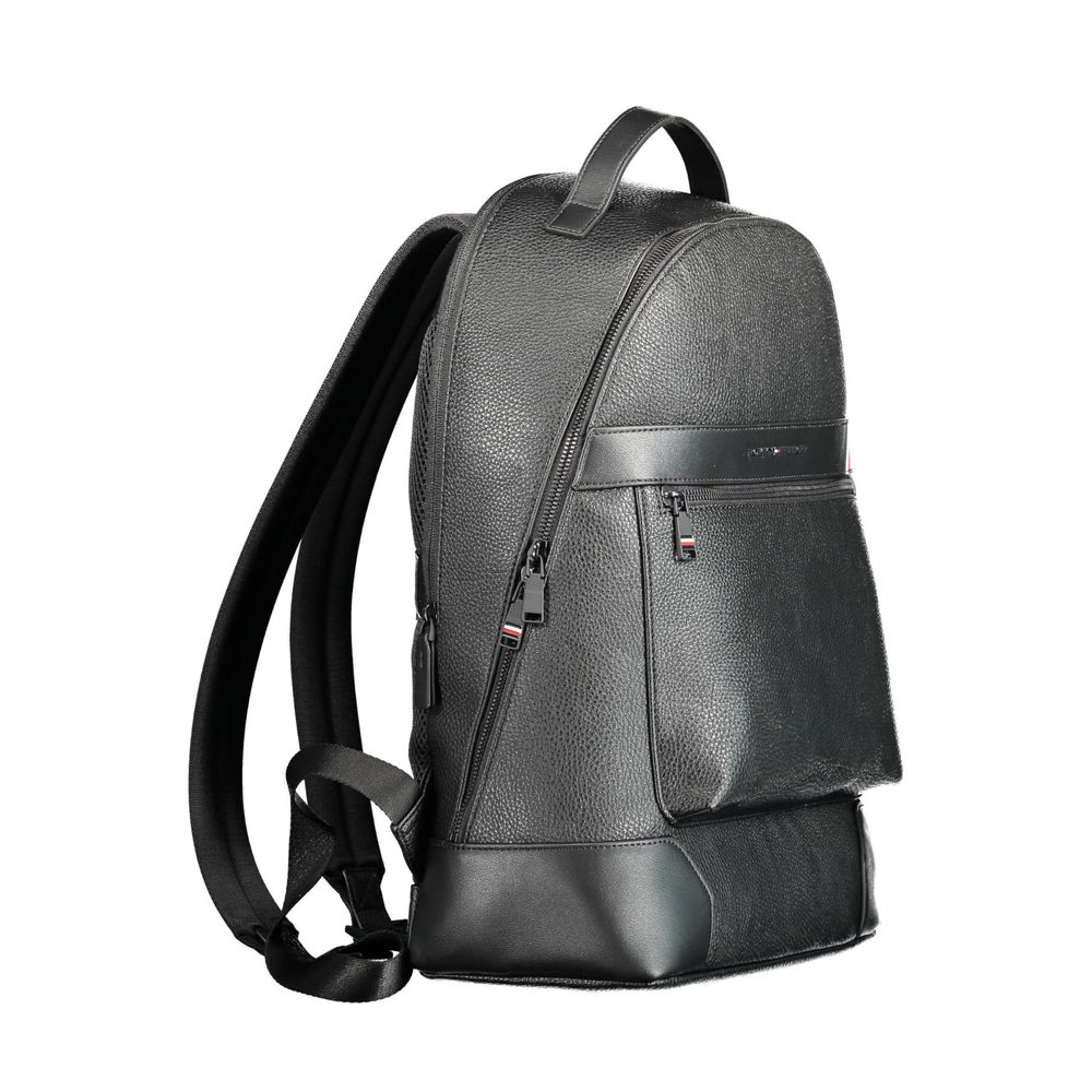 Tommy Hilfiger svart polyeten herrryggsäck