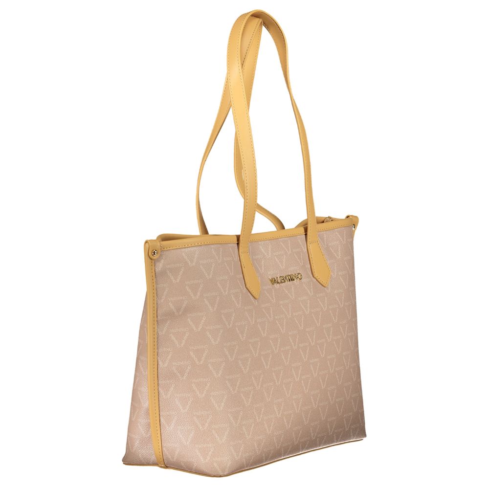 Mario Valentino Beige Polyeten Damhandväska