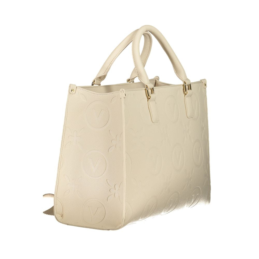 Mario Valentino Beige Polyeten Damhandväska