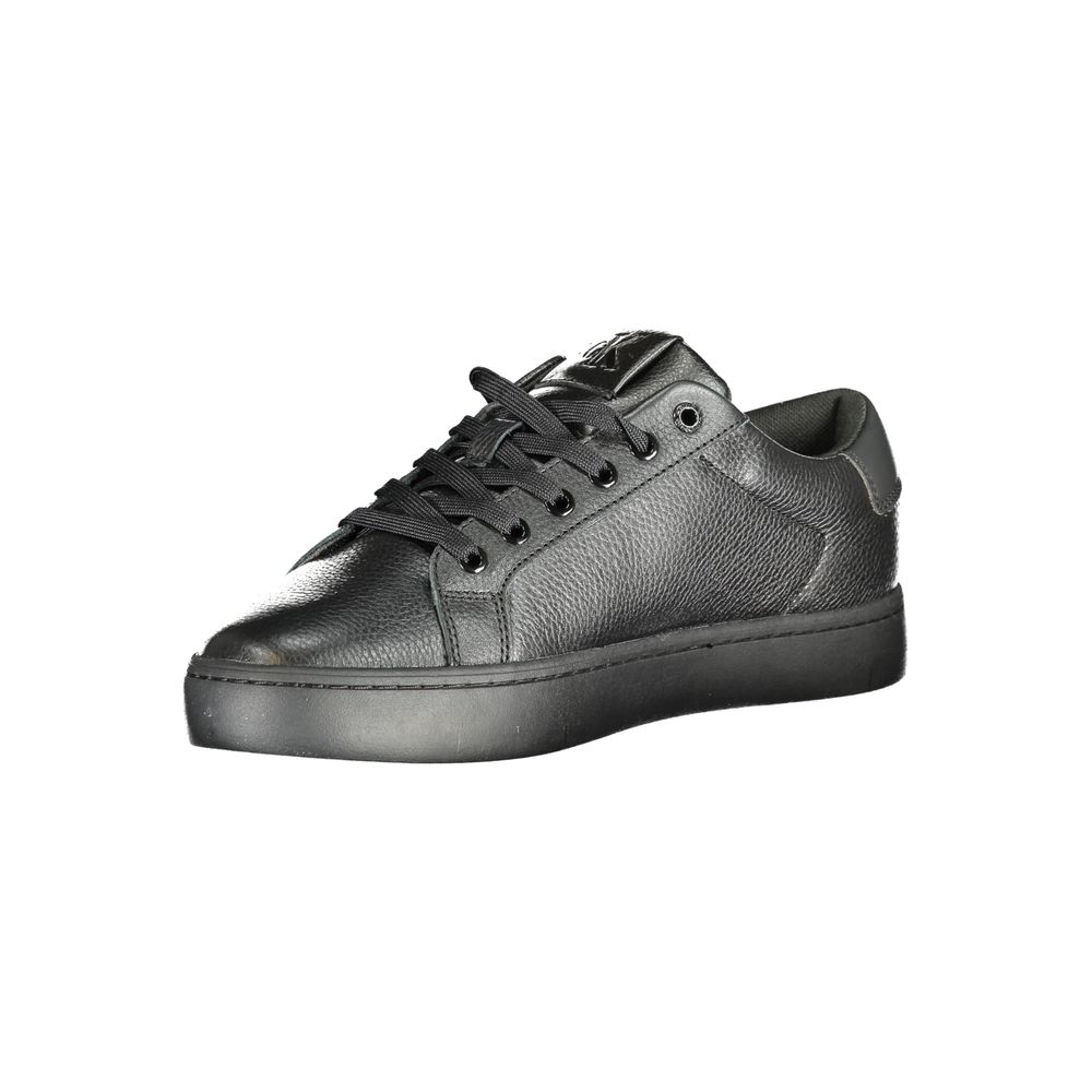 Calvin Klein svarta polyeten herrsneakers