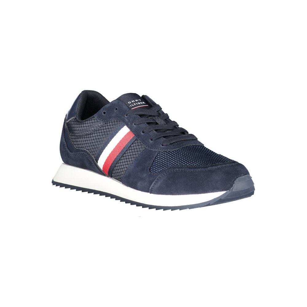 Tommy Hilfiger Blå Polyester Herr Sneaker