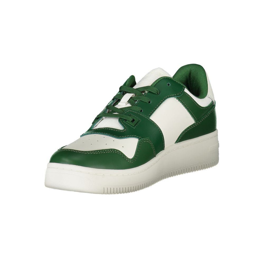 Tommy Hilfiger Grön Läder Herr Sneaker