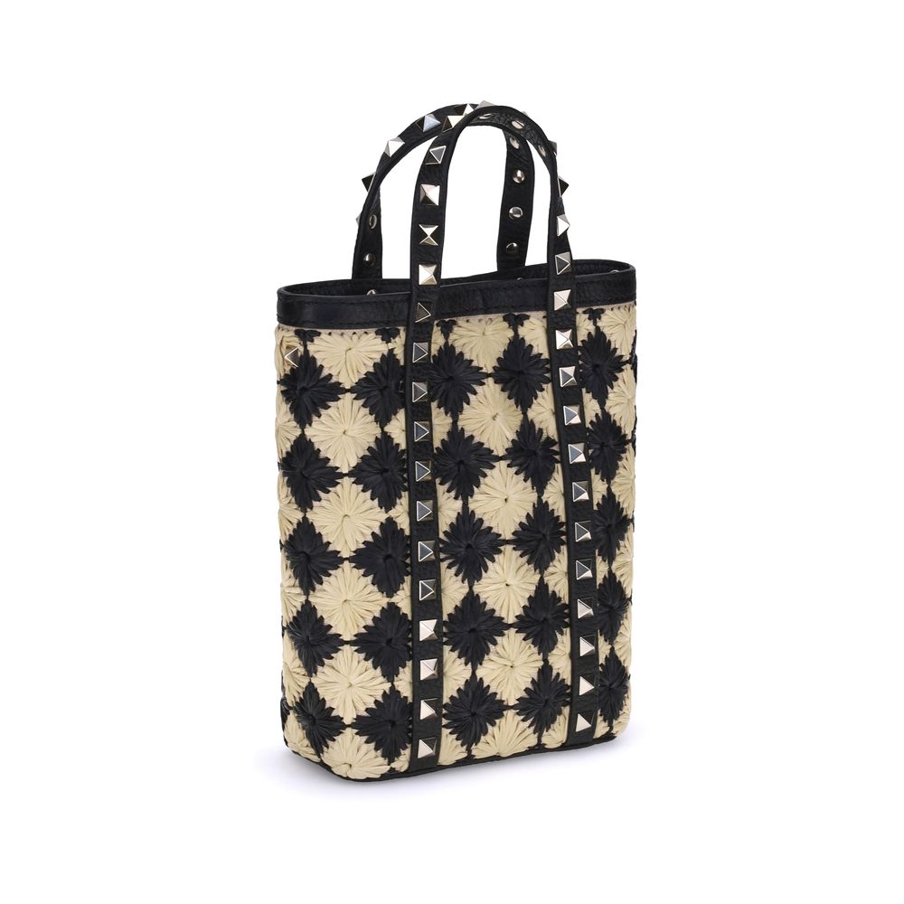 Valentino Garavani Rockstud mini-tygväska