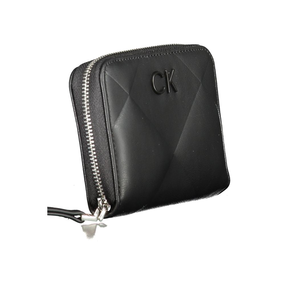 Calvin Klein svart polyesterplånbok