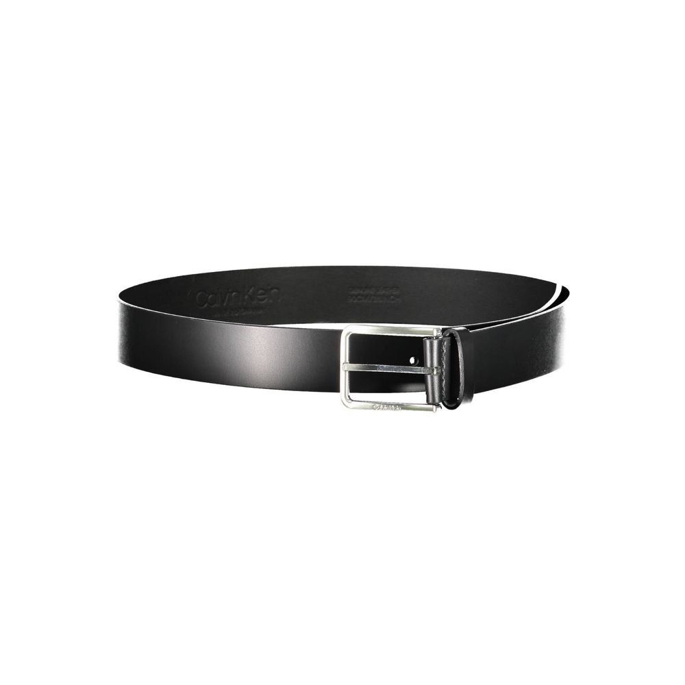 Calvin Klein svart läderbälte