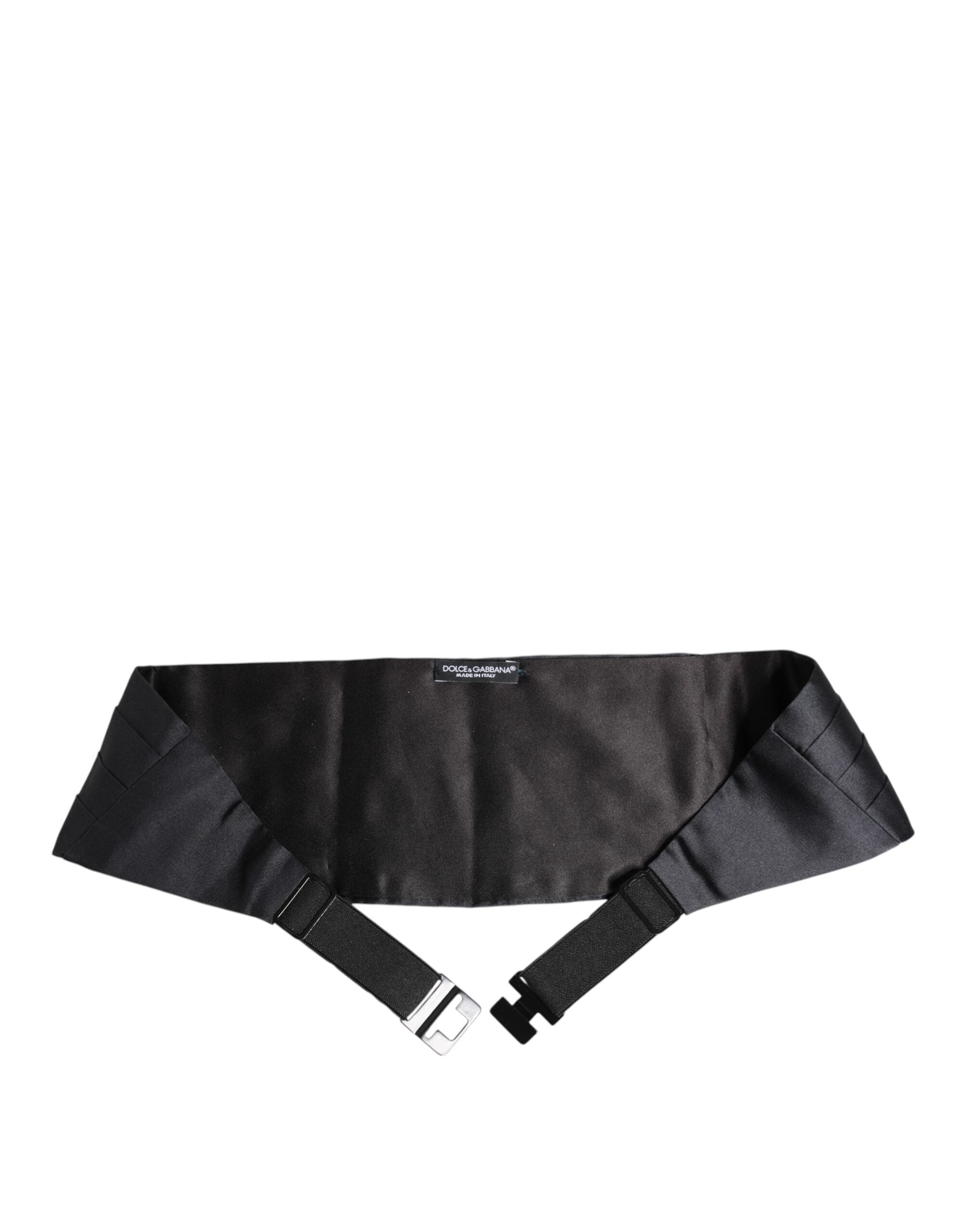 Dolce & Gabbana Mörkblått 100% Sidenbälte Midjeband