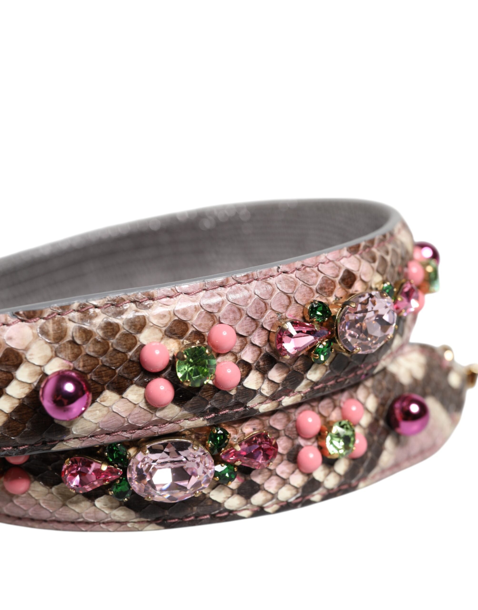 Dolce & Gabbana flerfärgad utsmyckad handväska med axelrem