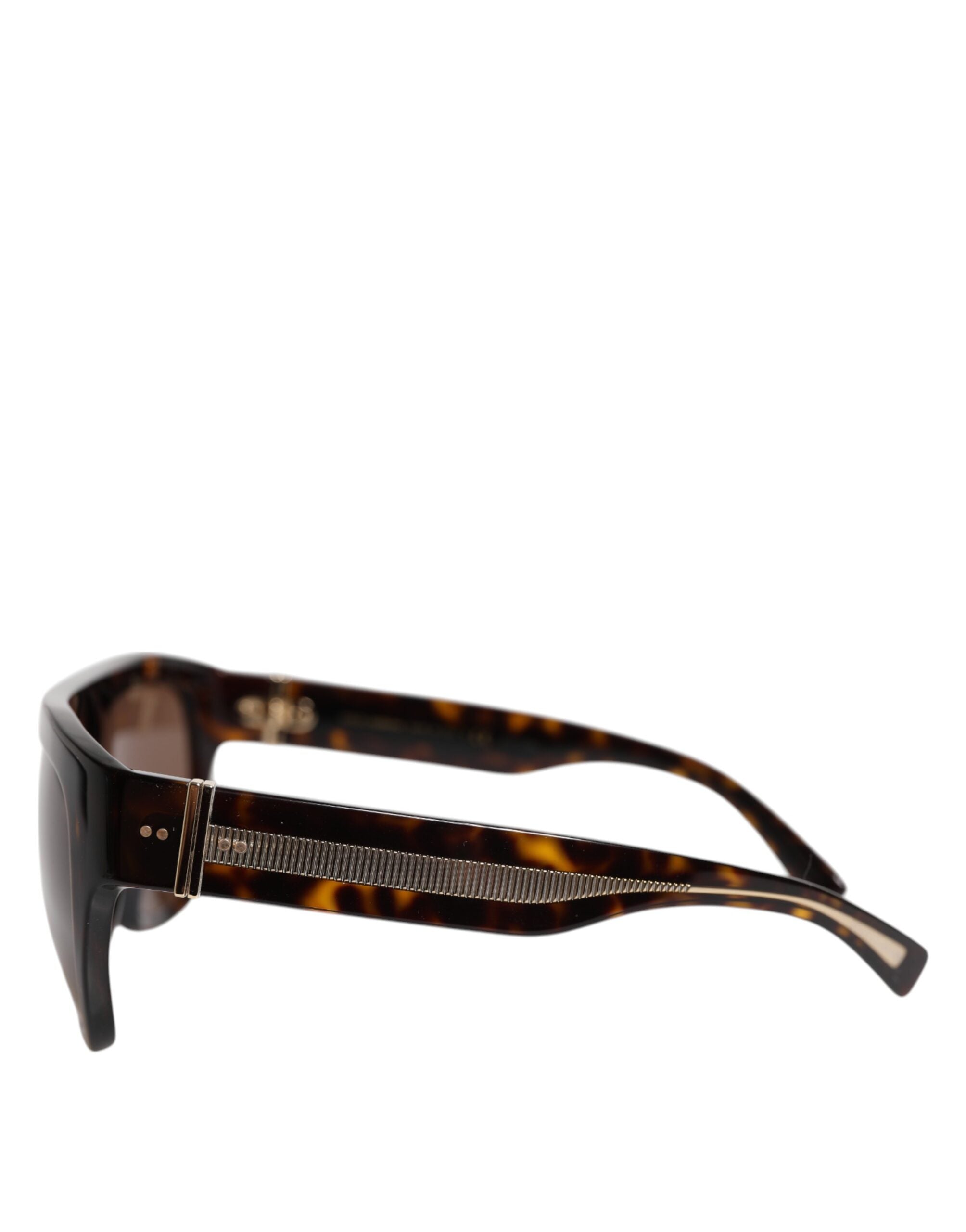 Dolce & Gabbana Dark Brown Havana DG4398F Square Frame Eyewear Sunglasses