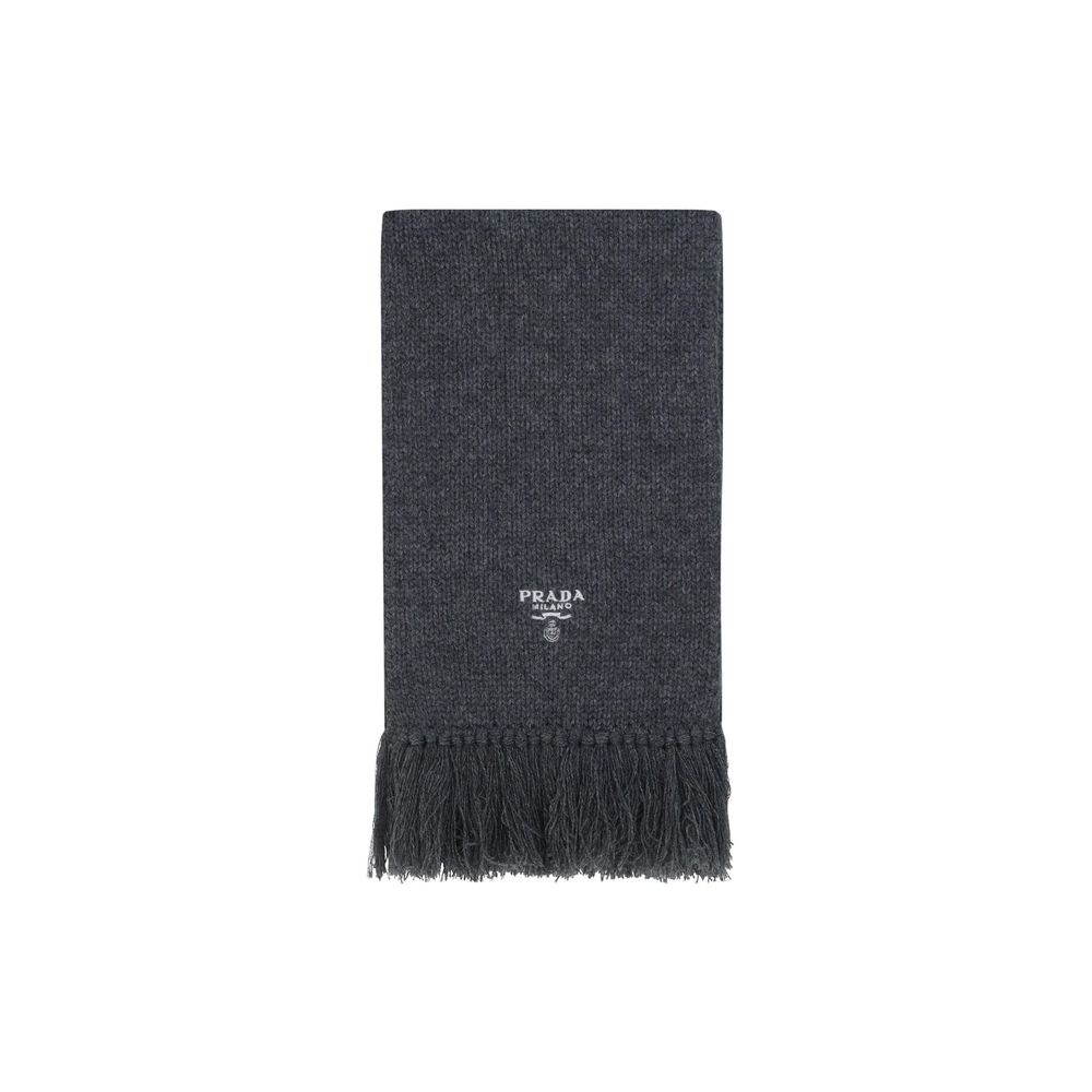 Prada halsduk med kashmirlogotyp