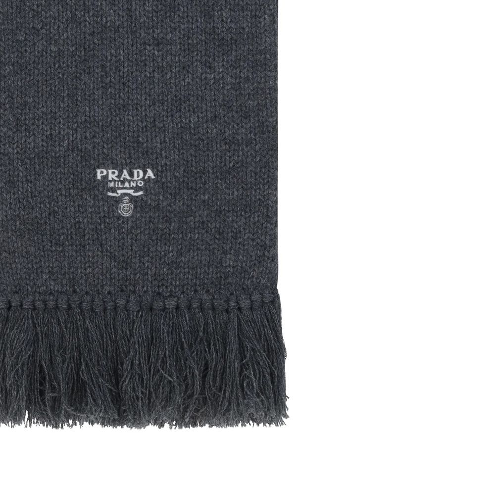 Prada halsduk med kashmirlogotyp