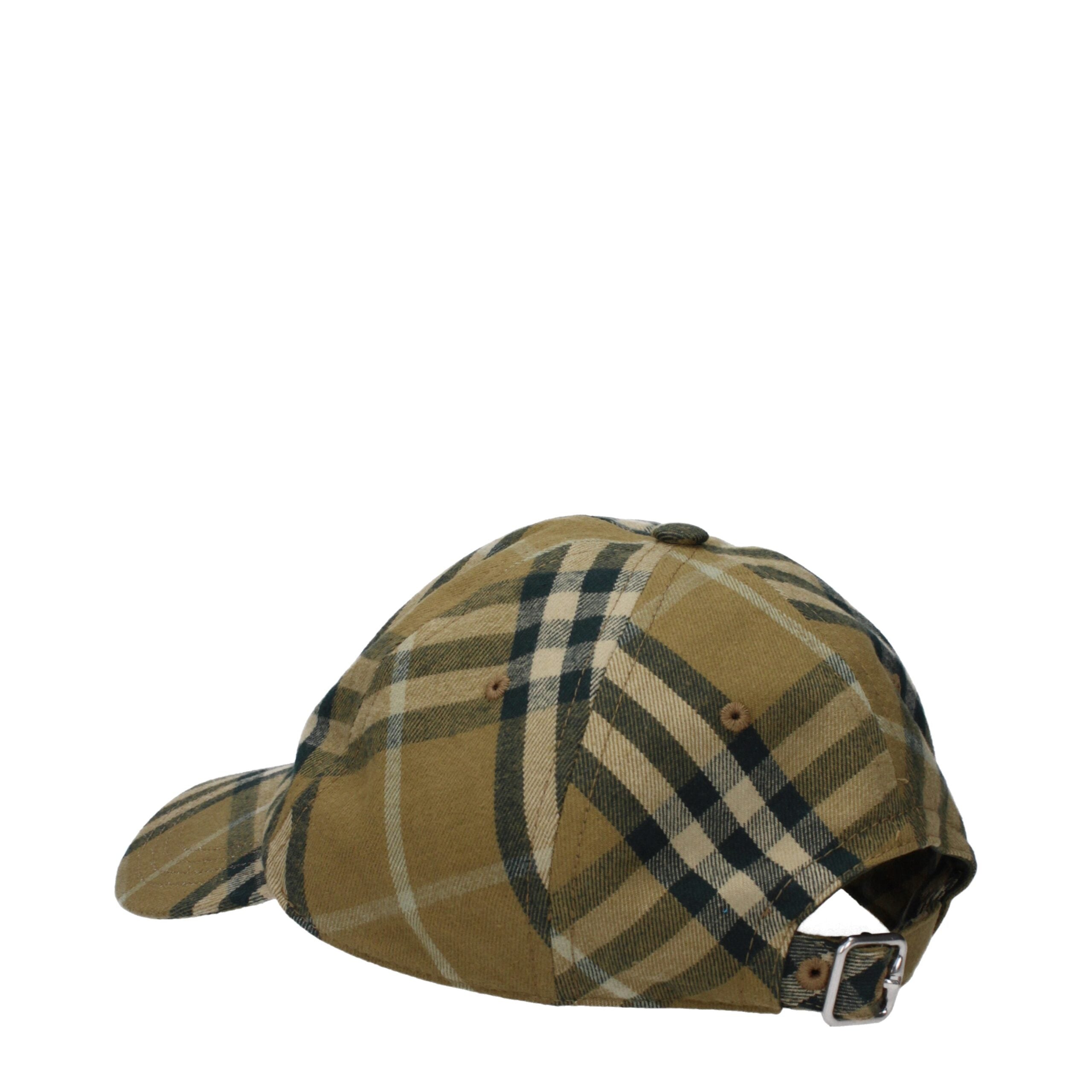 Burberry gröna bomullskepsar (basebollkeps)