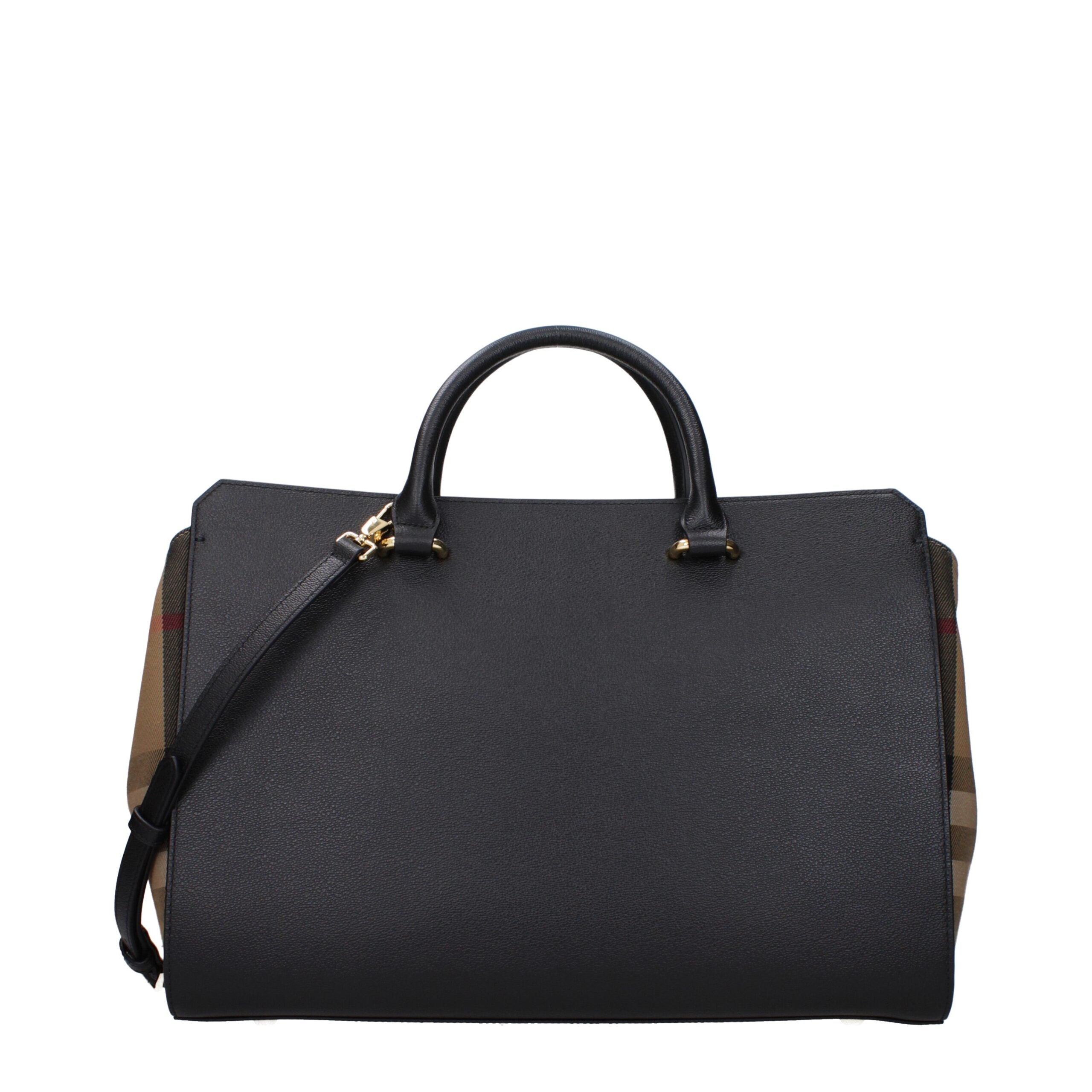 Burberry svarta läderväskor