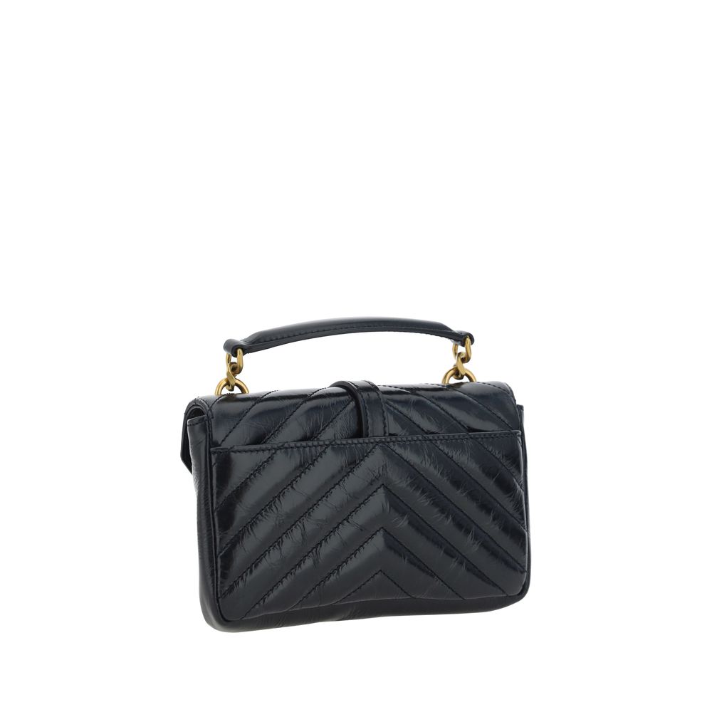 Saint Laurent axelväska med logotyp