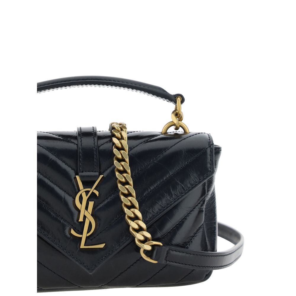 Saint Laurent axelväska med logotyp
