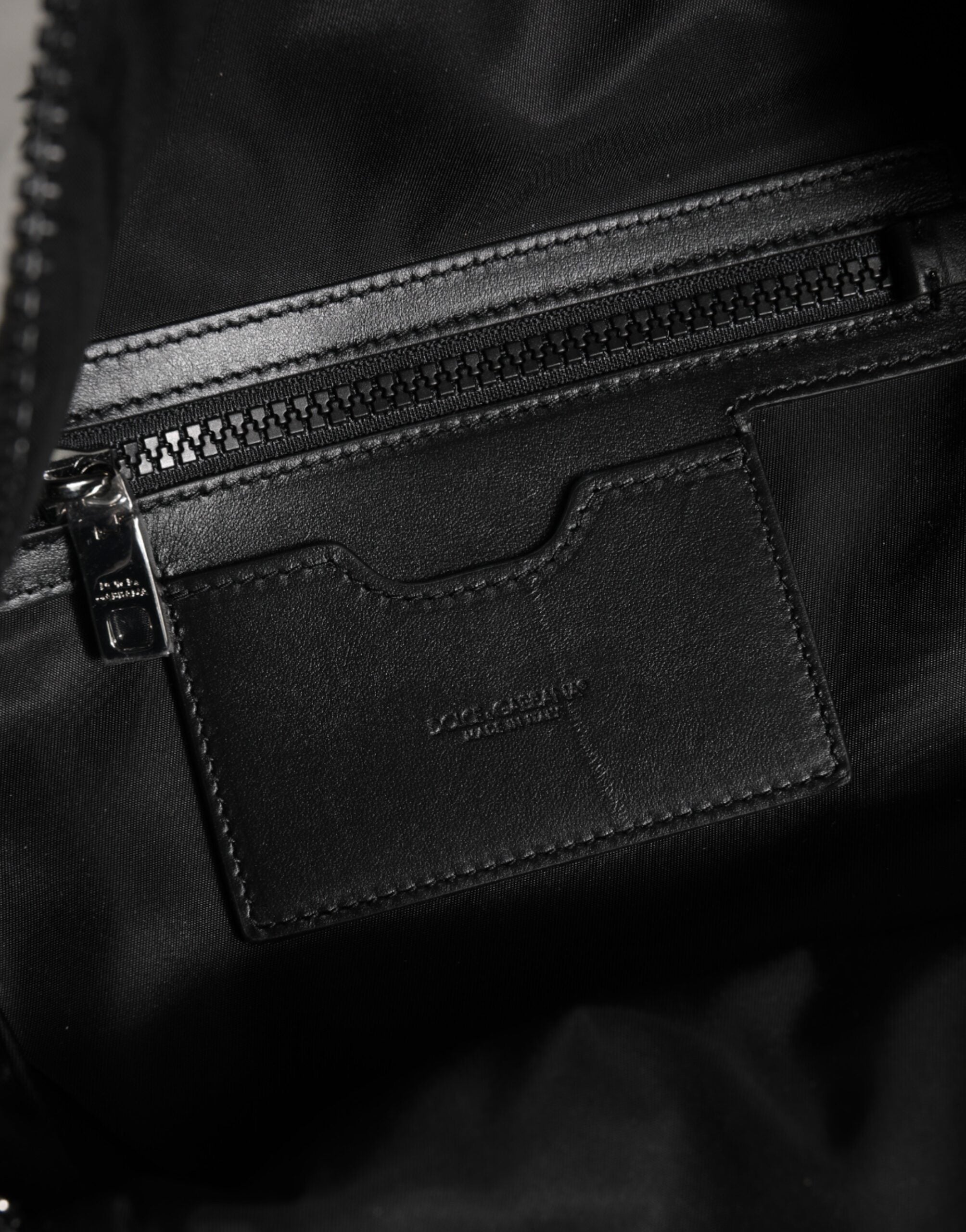Dolce & Gabbana Vit DG Stjärnmönster Nylon Reseryggsäck