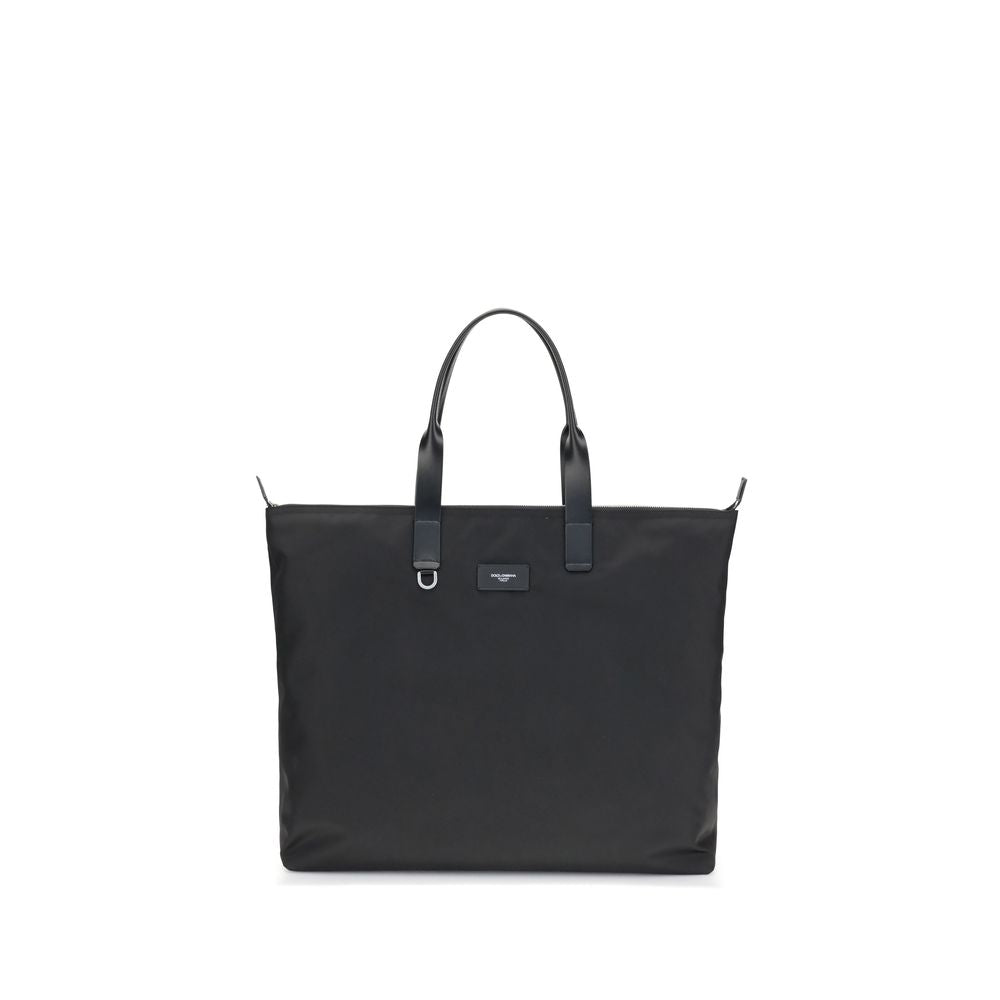 Dolce & Gabbana tygväska med krokodiltryck