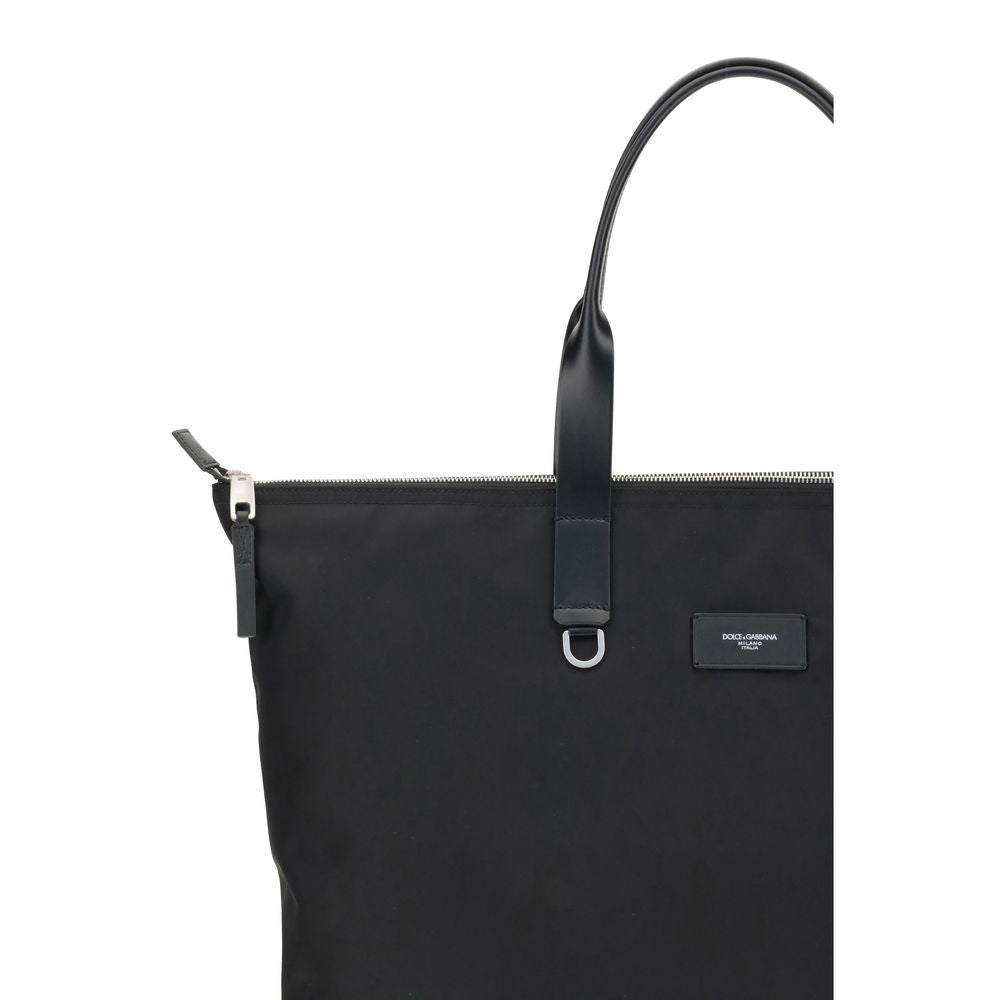 Dolce & Gabbana tygväska med krokodiltryck