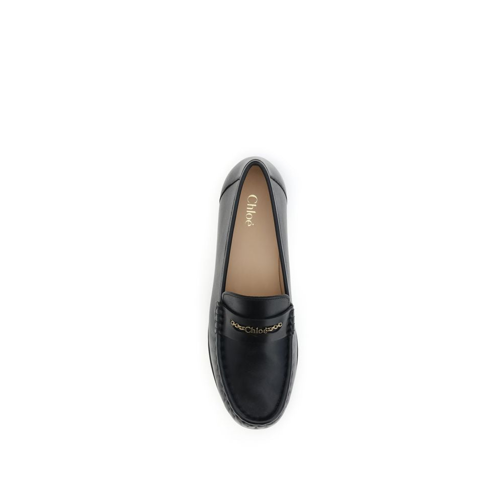 Chloé Läderloafers