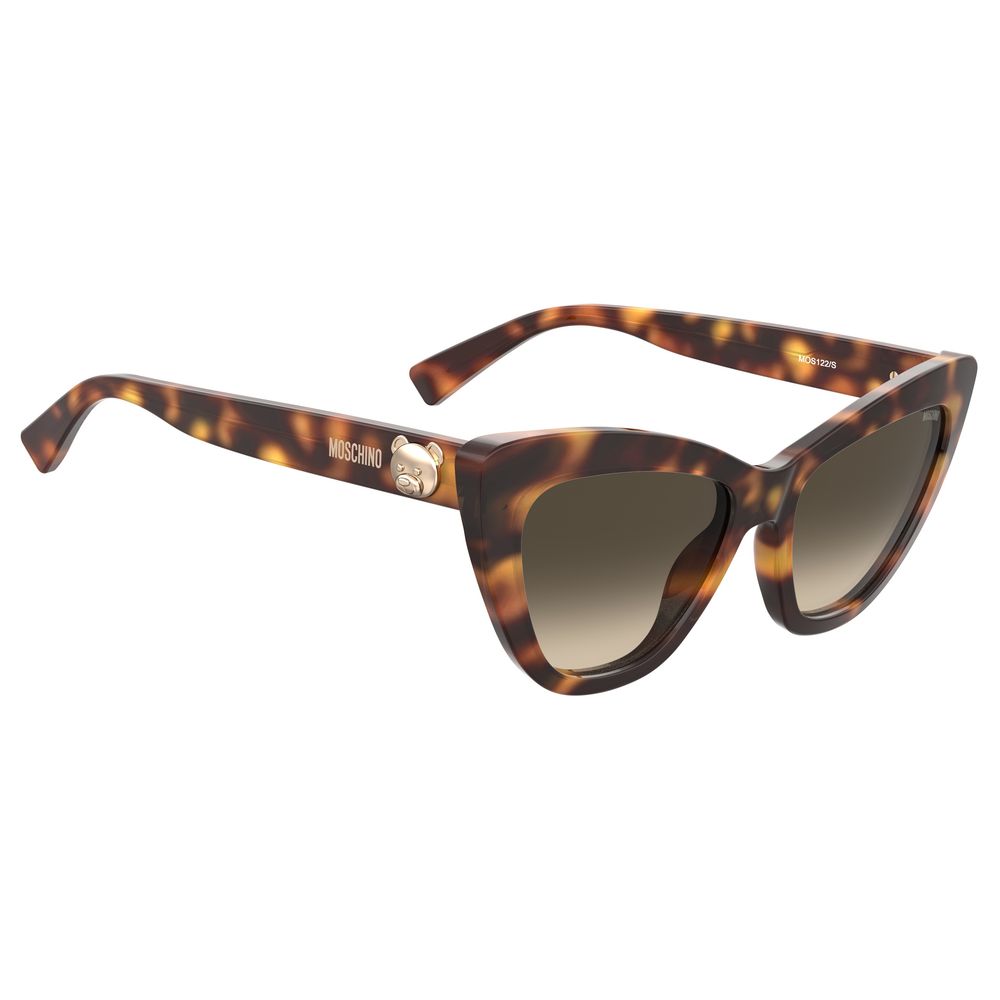 Moschino bruna acetat solglasögon