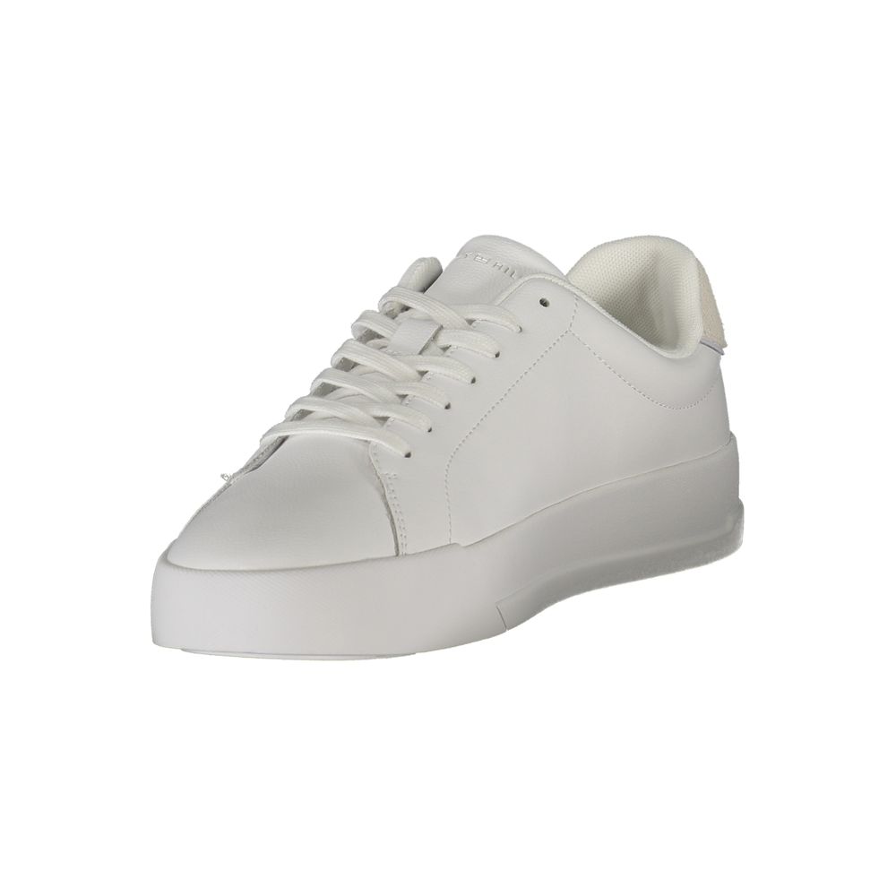 Tommy Hilfiger Vita Läder Herr Sneaker