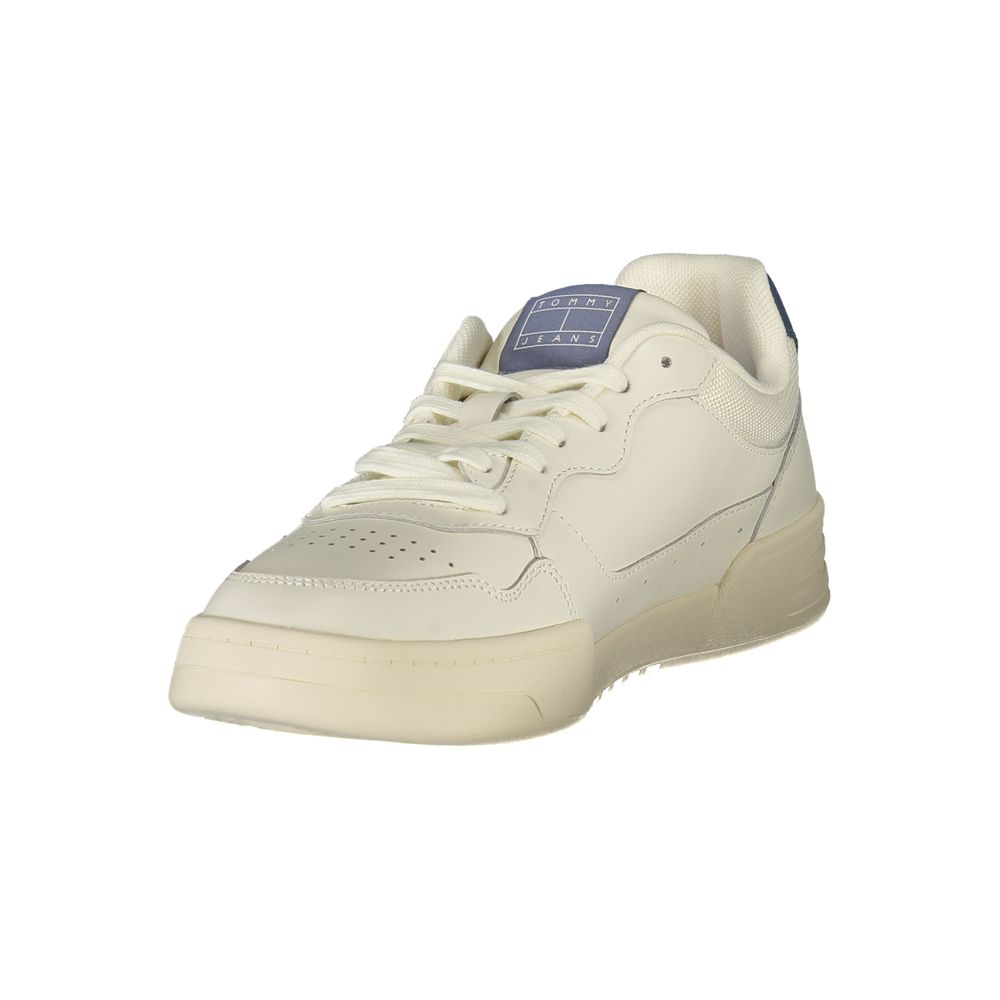 Tommy Hilfiger Vita Läder Herr Sneaker