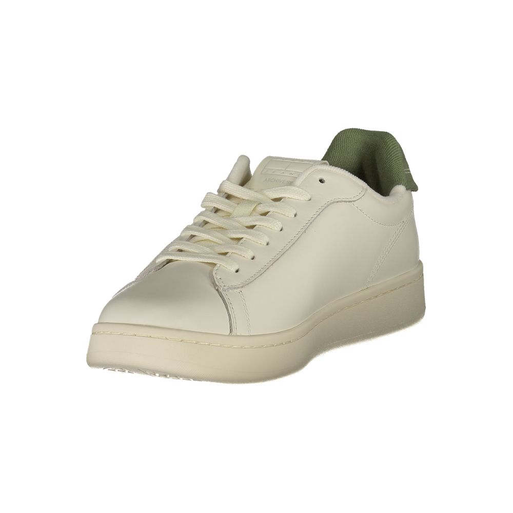 Tommy Hilfiger Vita Läder Herr Sneaker