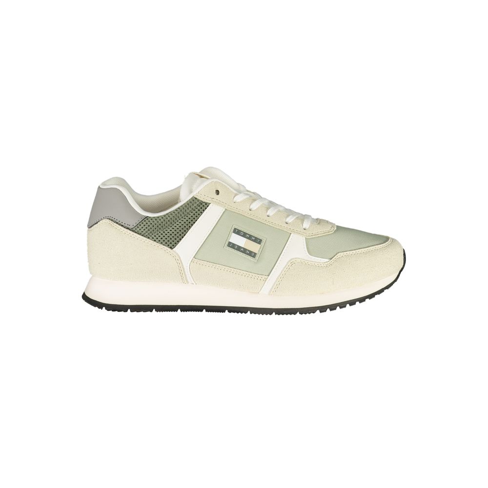 Tommy Hilfiger Grön Polyester Herr Sneaker
