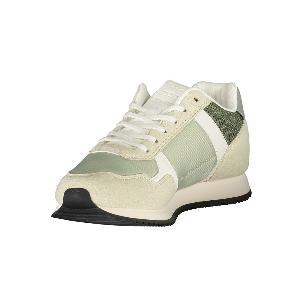 Tommy Hilfiger Grön Polyester Herr Sneaker