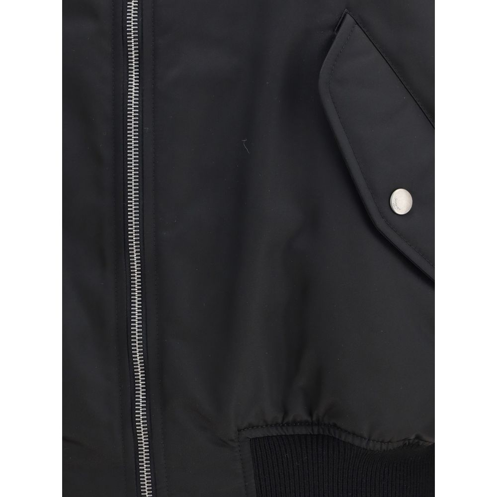 Saint Laurent överdimensionerad bomberjacka