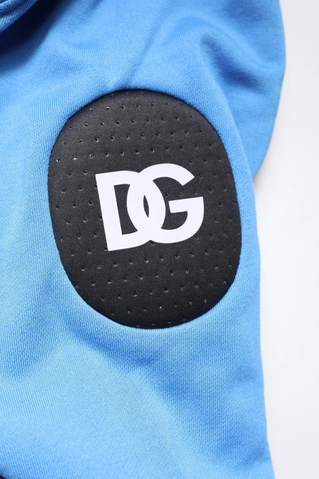 Dolce & Gabbana Blå Bomull Huva Herr Sportväst One Size