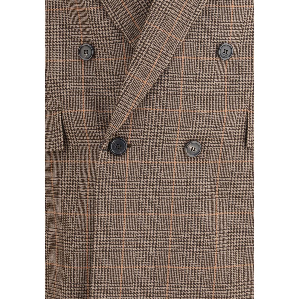 Saint Laurent Prince de Galles blazer i ull
