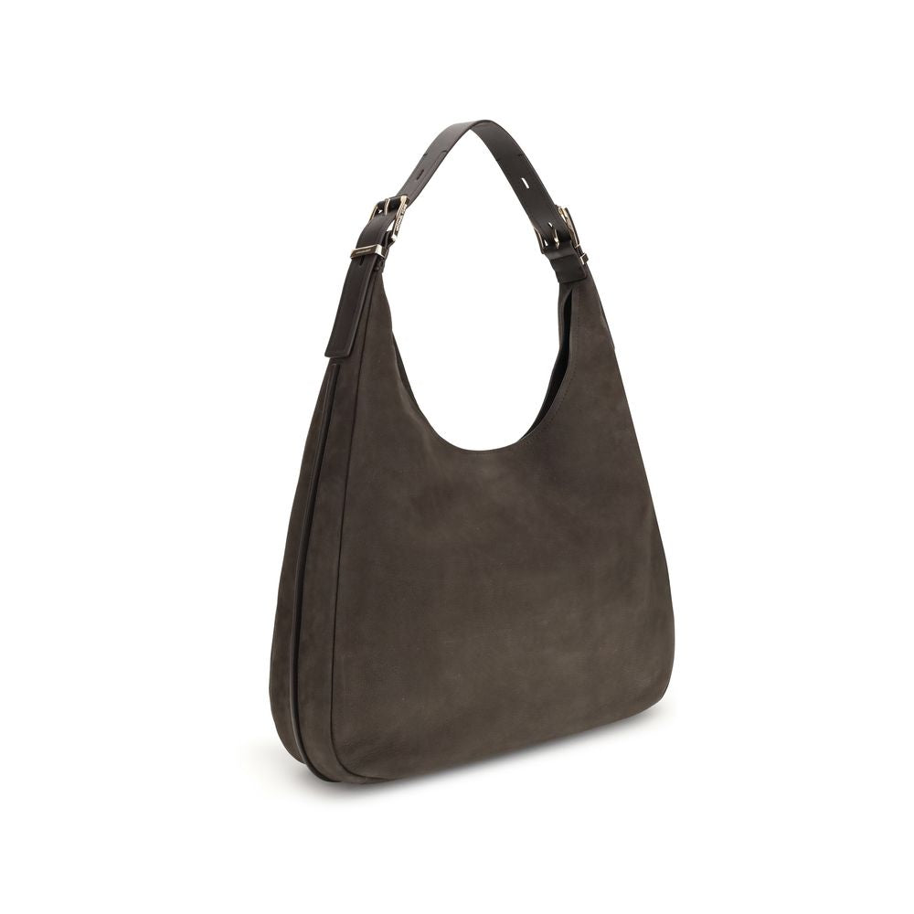 Michael Kors Nolita stor axelväska i nubuck