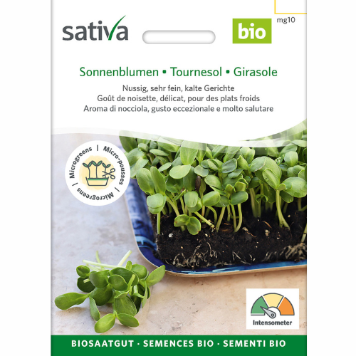 Ekologisk Groddfrön – Solros (microgreens)