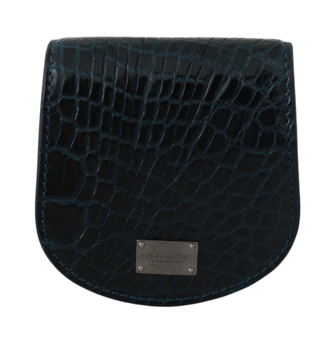 Dolce &amp;amp; Gabbana Blå Exotic Skins Kondomfodral med ficka