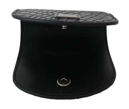 Dolce &amp;amp; Gabbana Svart Kondomfodral med Pocket i Exotisk Hud